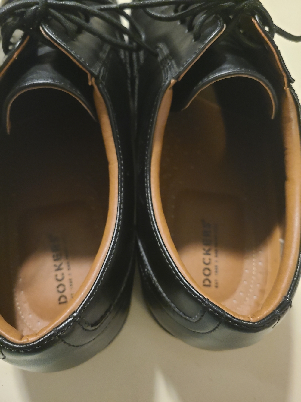 Dockers Garfield Black Cap Toe Oxford  Men’s  Black Size 13 Wide (13W)
